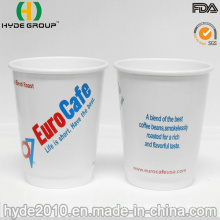 8 Oz Printed Double Wall Insolated Disposable White Hot Cup